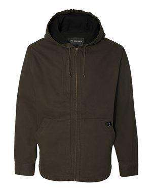 Dri Duck Men's Laredo Thermal Hoodie Canvas Jacket - 5090