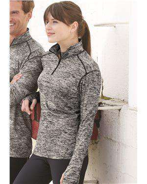 Brand: Badger | Style: 4193 | Product: Blend Women's Quarter-Zip Pullover