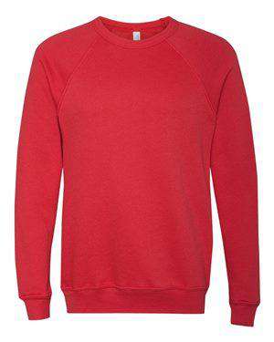 Bella + Canvas Unisex Crew Neck Raglan Sweatshirt - 3901