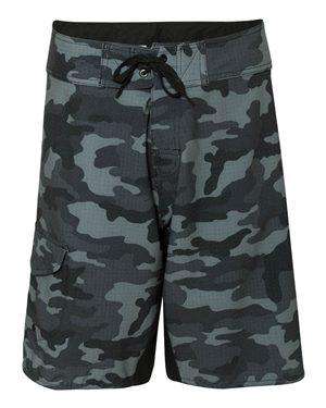 Burnside Men's Drawcord Pocket Board Shorts - 9371