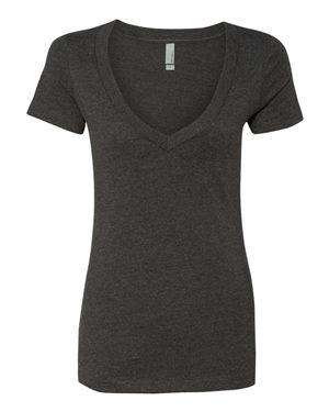 Next Level Women's Feminiine Deep V-Neck T-Shirt - 6640