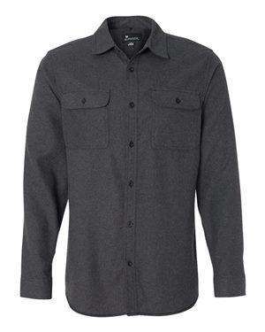 Burnside Men's Pocket Long Sleeve Flannel Shirt - 8200