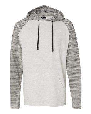 Burnside Men's Raglan Pocket Hoodie Sweatshirt - 8127