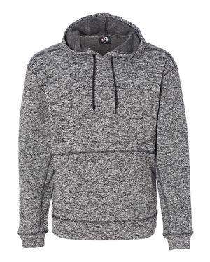 J America Men's Fleck Fleece Hoodie Sweatshirt - 8613