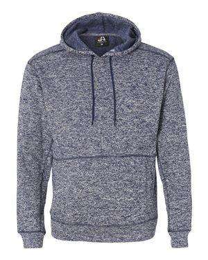 J America Men's Fleck Fleece Hoodie Sweatshirt - 8613