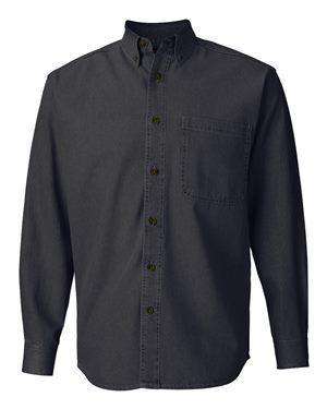 Sierra Pacific Men's Long Sleeve Denim Shirt - 3211
