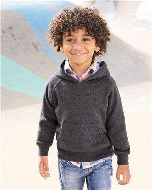 Brand: Independent Trading Co. | Style: PRM10TSB | Product: Toddler Special Blend Raglan Hooded Pullover Sweatshirt