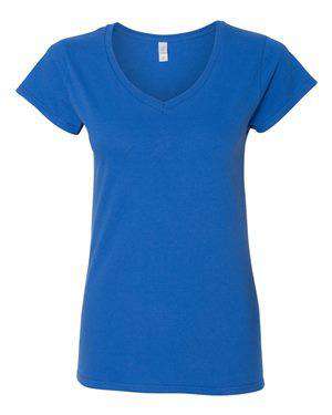 Gildan Women's Softstyle® V-Neck T-Shirt - 64V00L