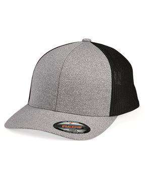 Brand: Flexfit | Style: 6311 | Product: Melange Trucker Cap With Mesh Back