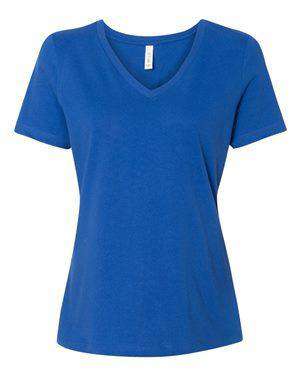Bella + Canvas Women's Relaxed Jersey V-Neck T-Shirt - 6405