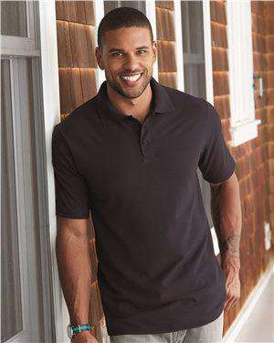 Brand: Hanes | Style: 055P | Product: X-Temp Pique Sport Shirt with Fresh IQ