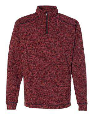 J America Men's Fleece Pocket 1/4-Zip Sweatshirt - 8614