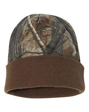 Kati Cuffed Camouflage Knit Beanie - LCB12