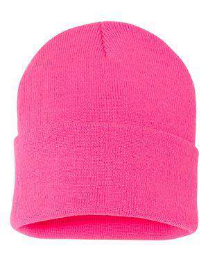 Sportsman Solid Color Cuffed Knit Beanie - SP12