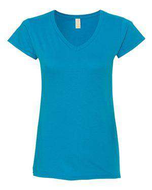 Gildan Women's Softstyle® V-Neck T-Shirt - 64V00L