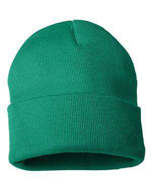 Sportsman Solid Color Cuffed Knit Beanie - SP12