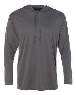 Badger Sport Men's Long Sleeve Hoodie T-Shirt - 4105