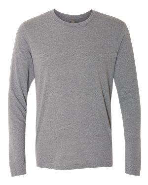 Next Level Men's Tri-Blend Long Sleeve Crew T-Shirt - 6071