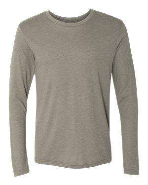 Next Level Men's Tri-Blend Long Sleeve Crew T-Shirt - 6071