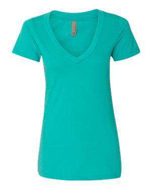 Next Level Women's Feminiine Deep V-Neck T-Shirt - 6640