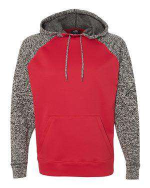 J America Men's Fleck Scuba Neck Hoodie Sweatshirt - 8612