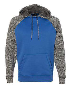 J America Men's Fleck Scuba Neck Hoodie Sweatshirt - 8612