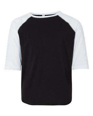 LAT Youth Fine Jersey Raglan Baseball T-Shirt - 6130