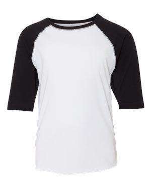 LAT Youth Fine Jersey Raglan Baseball T-Shirt - 6130