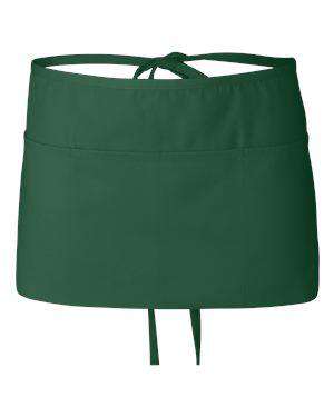 Q-Tees Three-Section Pocket Waist Apron - Q2115