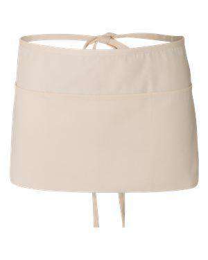 Q-Tees Three-Section Pocket Waist Apron - Q2115