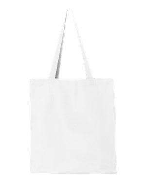 Q-Tees Gusseted Canvas Shopping Bag - Q125300