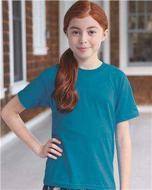 Brand: Hanes | Style: 5370 | Product: Ecosmart Youth T-Shirt