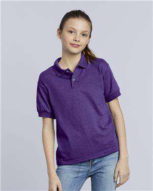Brand: Gildan | Style: 8800B | Product: DryBlend® Youth Jersey Sport Shirt