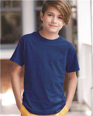 Brand: Hanes | Style: 5480 | Product: ComfortSoft Youth T-Shirt