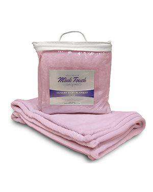 Alpine Fleece Faux Mink Infant Blanket - 8722