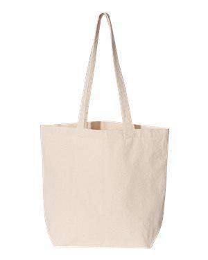 Liberty Bags Large Gusseted Canvas Tote Bag - 8866