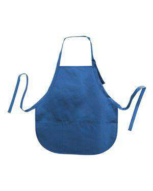 Liberty Bags Sara Three-Pocket Twill Bib Apron - 5507