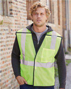 Brand: ML Kishigo | Style: 1535-1536 | Product: Economy Single Pocket Breakaway Vest