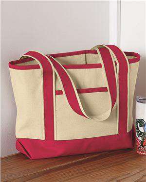 Brand: Q-Tees | Style: Q125800 | Product: 20L Small Canvas Deluxe Tote