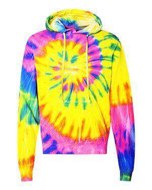 Dyenomite Men's Spiral Tie-Dye Hoodie Sweatshirt - 854MS