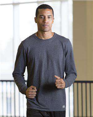 Brand: Russell Athletic | Style: 64LTTM | Product: Essential Long Sleeve 60/40 Performance Tee