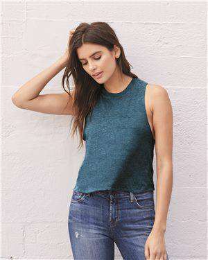 Brand: Bella + Canvas | Style: 6682 | Product: Women's Racerback Cropped Tank