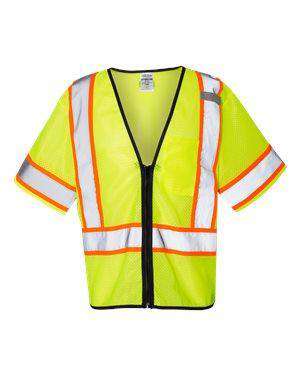 ML Kishigo Men's Contrasting Mesh Safety Vest - 1566