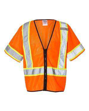 ML Kishigo Men's Contrasting Mesh Safety Vest - 1566