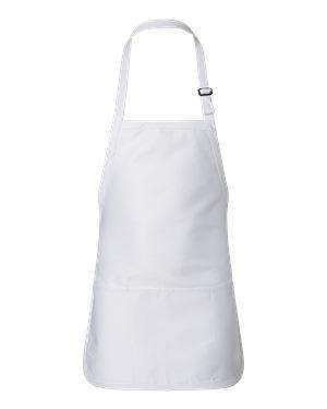 Q-Tees Three-Section Pocket Bib Apron - Q4250