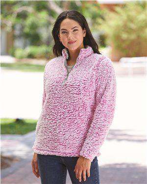 Brand: J. America | Style: 8451 | Product: Women's Epic Sherpa Quarter-Zip