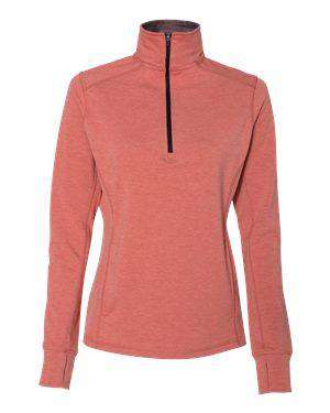 J America Women's Omega Stretch 1/4-Zip Sweatshirt - 8433