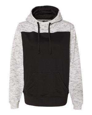 J America Men's Melange Scuba Neck Hoodie Sweatshirt - 8676