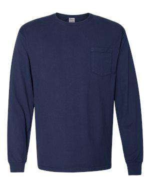 Hanes Men's Pocket Long Sleeve T-Shirt - GDH250