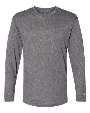 Badger Sport Men's Tri-Blend Long Sleeve T-Shirt - 4944